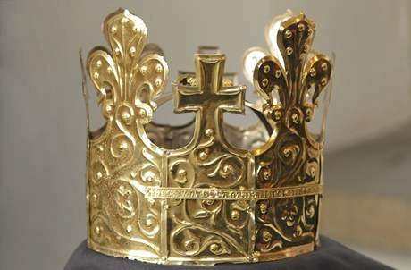 Koruna, kterou na sobě měl Přemysl Otakar II.