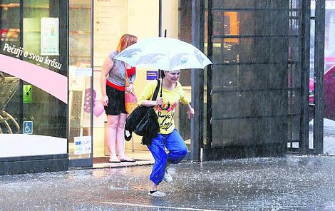 Plzeňsko, 23. května 15:43  Bouřky může doprovázet přívalový déšť.