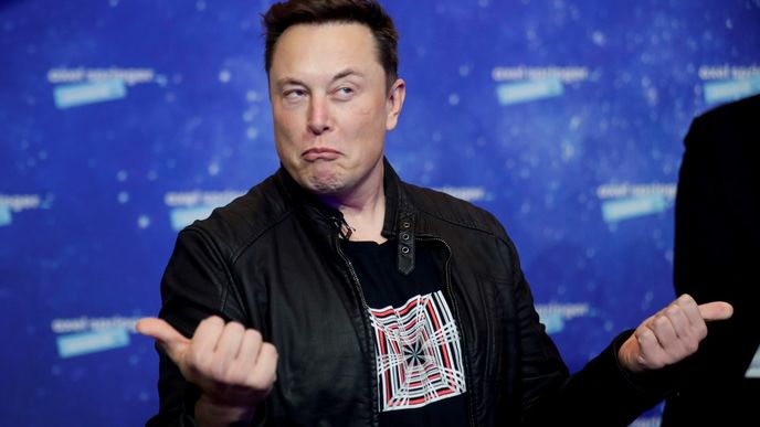 Šéf Tesly Elon Musk.