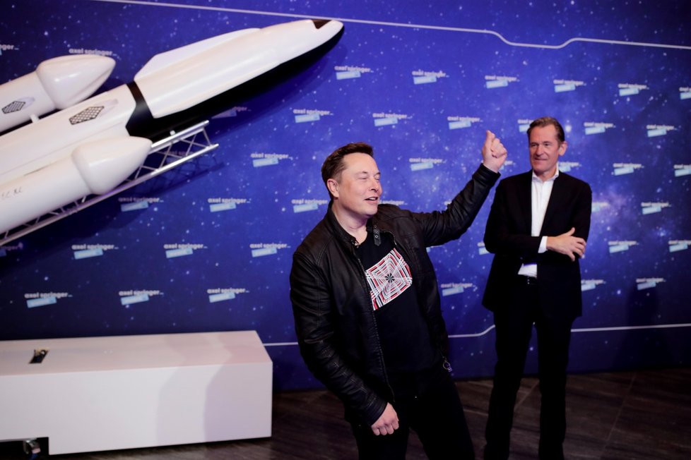 Šéf Tesly Elon Musk.