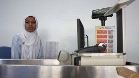 Muslimská prodavačka (Ilustrační foto)