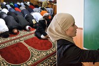 Muslimové v Česku: Ombudsmanka souhlasí se šátky, a teď... Budou zakládat školy a oddávat?