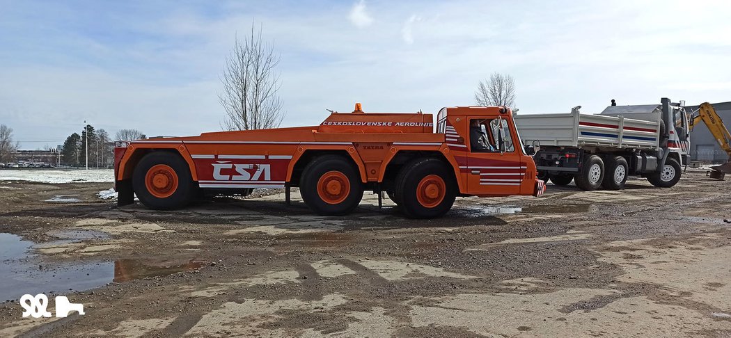 Návoz vozů do Muzea nákladních automobilů TATRA