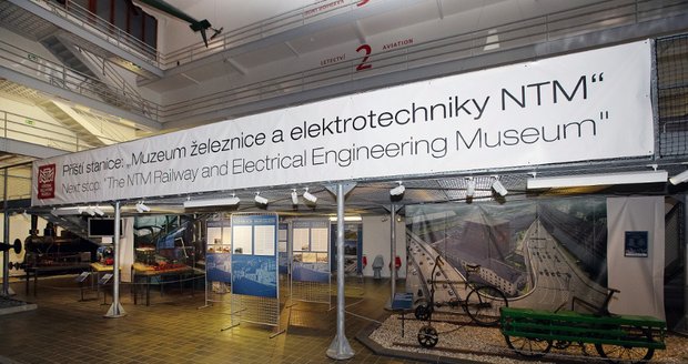 Muzeum železnice a elektrotechniky v Národním technickém muzeu.