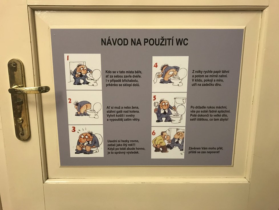 Vtipný návod na použití WC