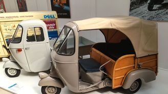 Po vespě, což znamená vosa, se objevila i pilná včela, tedy Piaggio Ape Po vespě, což znamená vosa, se objevila i pilná včela, tedy Piaggio Ape