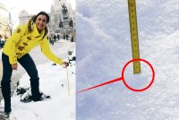 Nohavico, koukej: U Muzea je 8 centimetrů sněhu!
