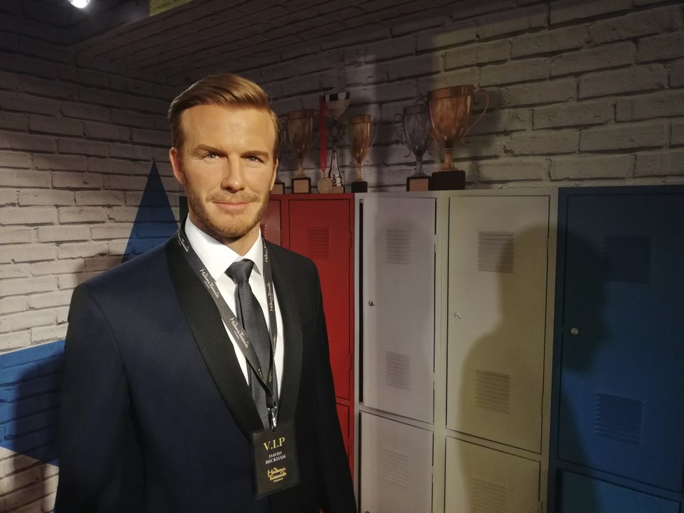 Ve své V.I.P. zóně vás uvítá i legendární fotbalista a módní ikona David Beckham.