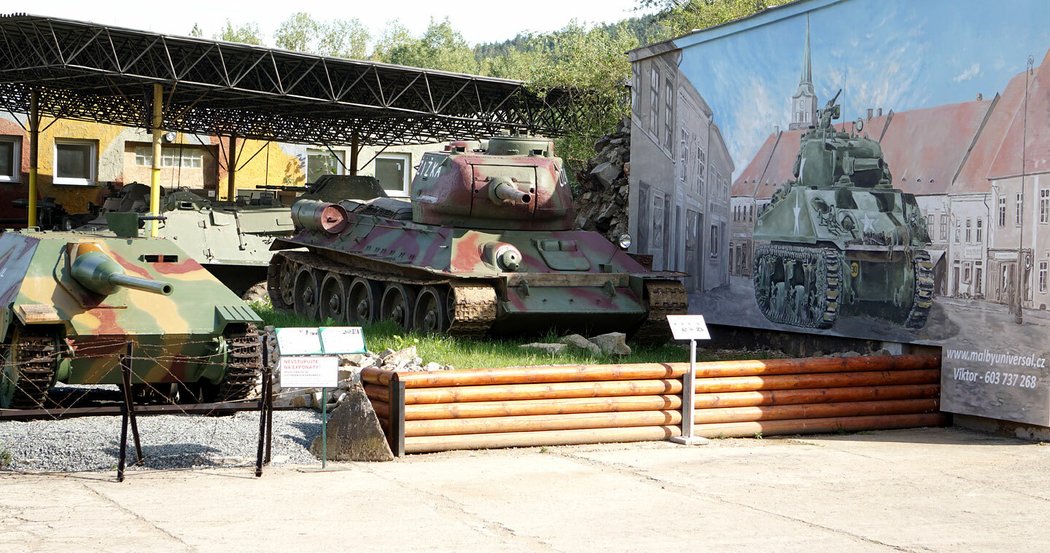 Muzeum vojenské techniky na demarkační linii v Rokycanech