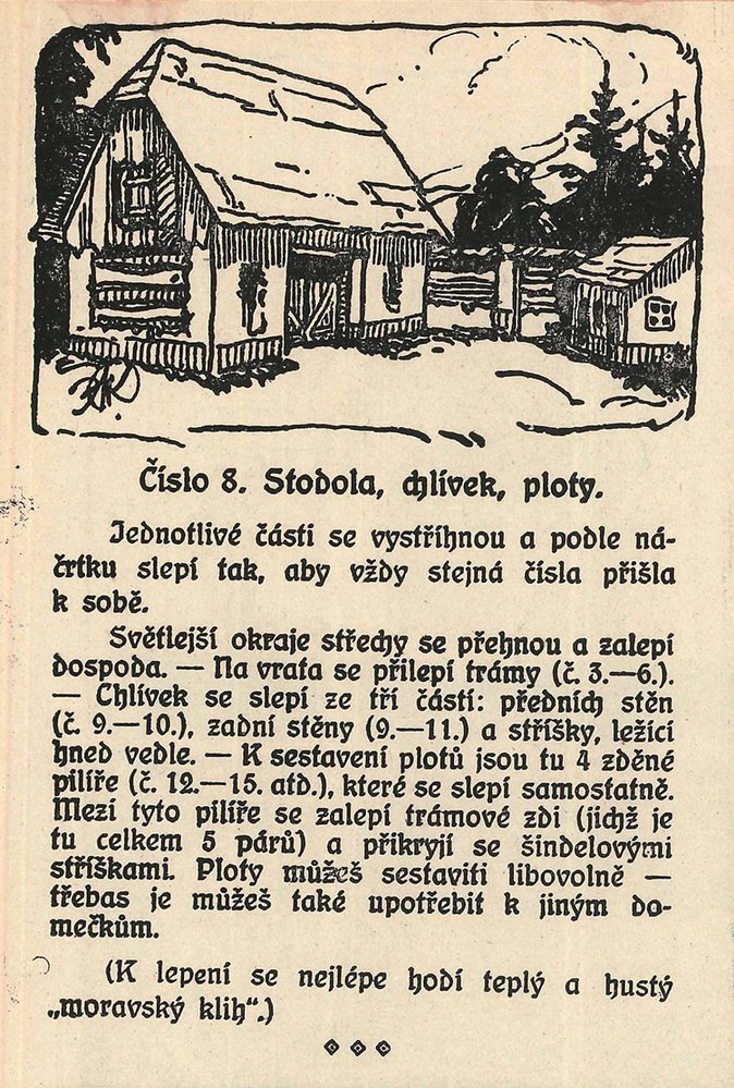 Muzeum vystřihovánek: Stodola