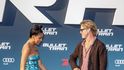 Berlin, GERMANY  -  "Bullet Train" Cast attends the Red Carpet of the Screening In Berlin.

BACKGRID UK 19 JULY 2022,Image: 708551206, License: Rights-managed, Restrictions: , Model Release: no, Pictured: Zazie Beetz, Brad Pitt, Credit line: Defrance / BACKGRID / Backgrid UK / Profimedia