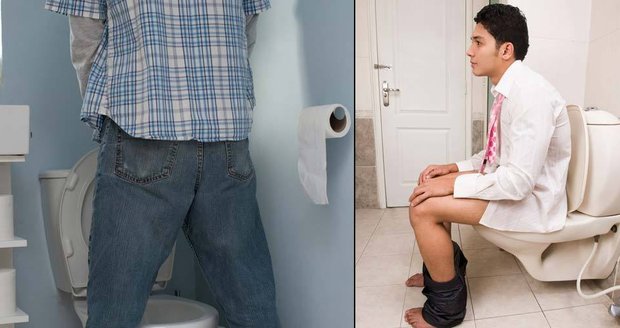 Dilema na WC: Mají muži na záchodě stát, nebo sedět
