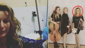Houslistka Muzikářová je po operaci! Ale chce podepsat reverz a odehrát koncert