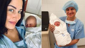 Alex Mynářová ukázala dva dny po porodu syna. Se jménem radil i Zeman