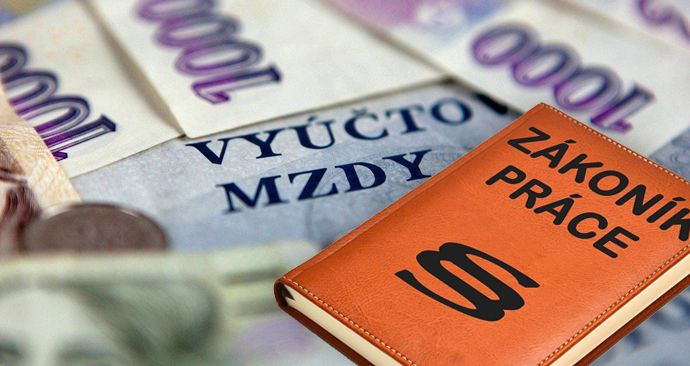 Čechům roste mzda. (Ilustrační foto)