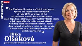 Předsedkyně Sdružení místních samospráv ČR, Eliška Olšáková