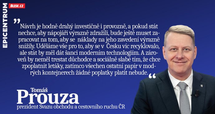 Prezident Svazu obchodu a cestovního ruchu ČR Tomáš Prouza