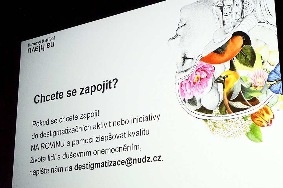 Iniciativa NA ROVINU usiluje o snížení stigmatizace a diskriminace lidí s duševním onemocněním a zlepšení přístupu lidí k duševnímu zdraví.