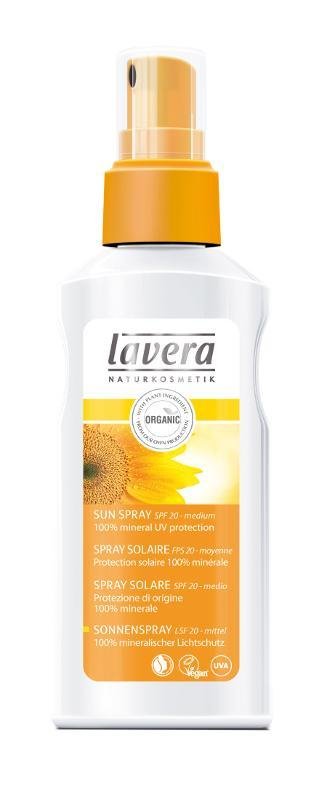 LAVERA Sun Opalovací mléko ve spreji SPF 20 BIO, 349 Kč, koupíte na www.organictime.cz