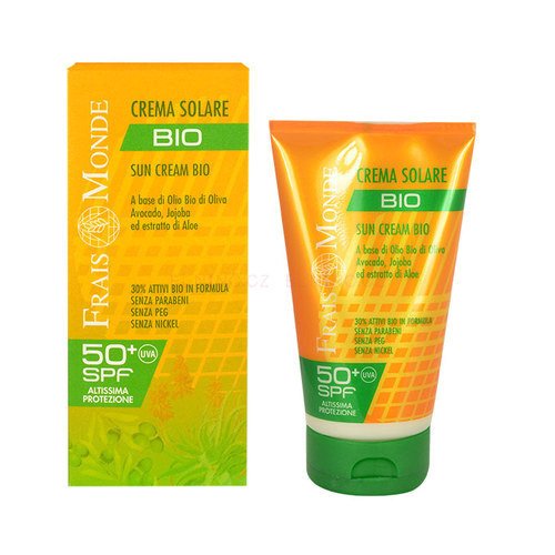 Frais Monde Sun Cream Bio SPF50, 389 Kč (150 ml), koupíte na www.parfemy-elnino.cz