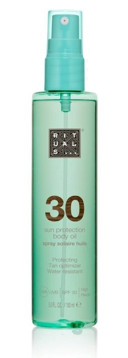 Rituals Olej na opalování SPF 30, 495 Kč(150 ml), koupíte na www.rituals.cz nebo v prodejnách Rituals