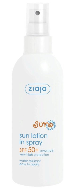 Ziaja Sun mléko na opalování SPF 50, 249 Kč (170ml), koupíte na www.ruzova10.cz