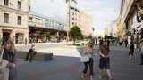 Ulice Na Poříčí dostane nový kabát. Hotovo by mělo být do konce roku 2022