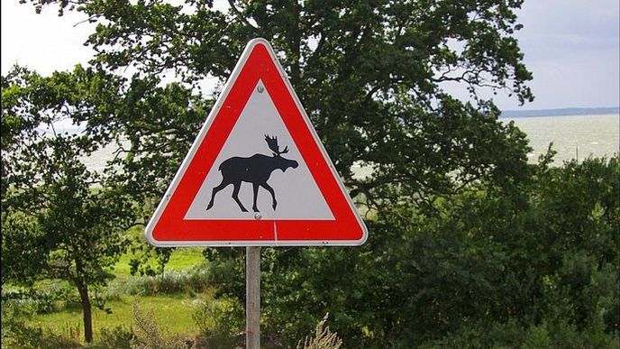 Na severoněmeckém ostrově Usedom už se značky varující před losy objevují