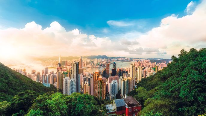 Pohled na Hongkong z Victoria Peak