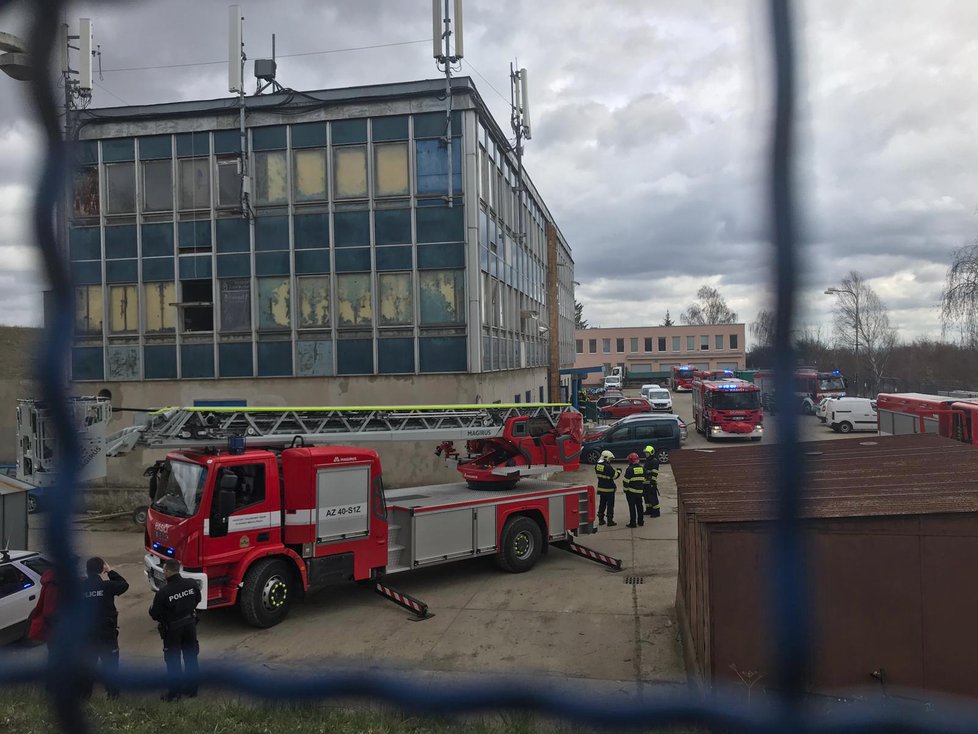 Na Vidouli hořelo v administrativní budově.