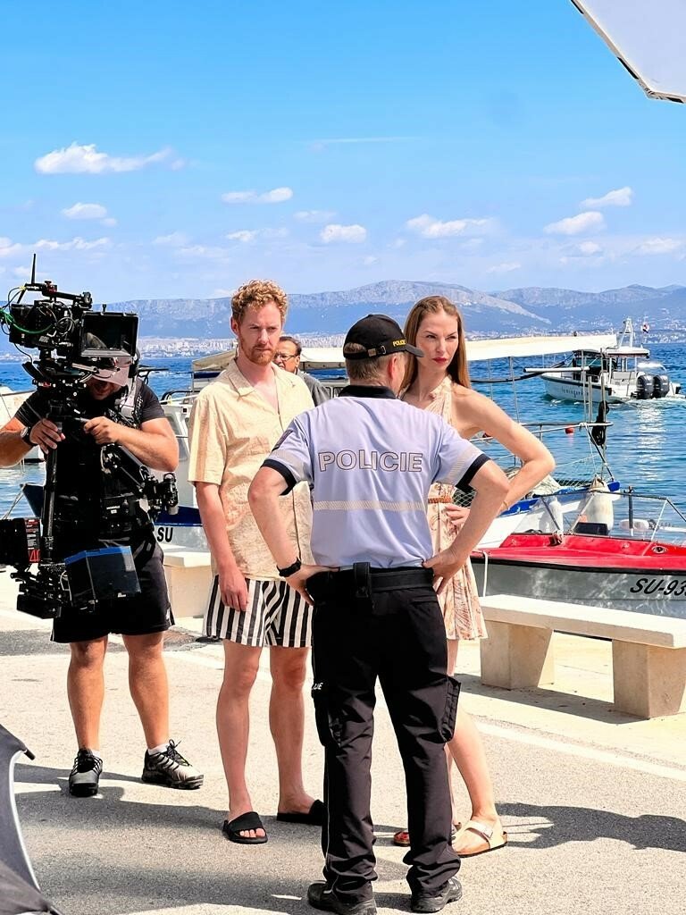 Natáčení seriálu FTV Prima Na vlnách Jadranu v Chorvatsku. 