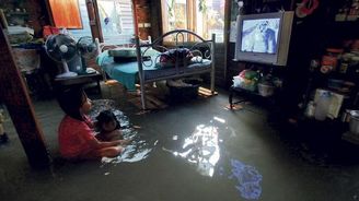 Voda může zaplavit celý Bangkok