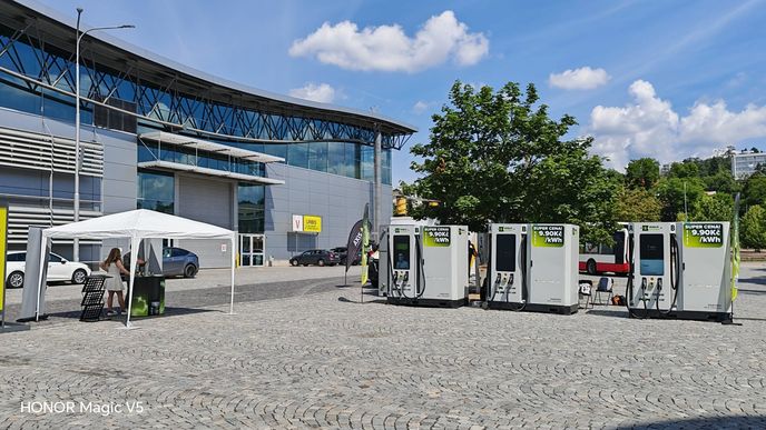 Mobilní baterka na veletrhu URBIS v Brně Mobilní baterka na veletrhu URBIS v Brně