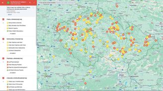Na webu cestazasnem.cz je mapa s popisem nabíjecích stanic a jejich dostupnosti Na webu cestazasnem.cz je mapa s popisem nabíjecích stanic a jejich dostupnosti