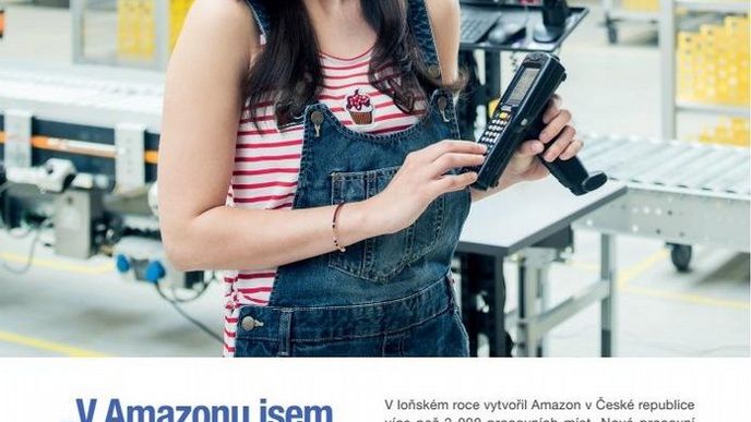 Náborová kampaň Amazonu od agentury Besocial