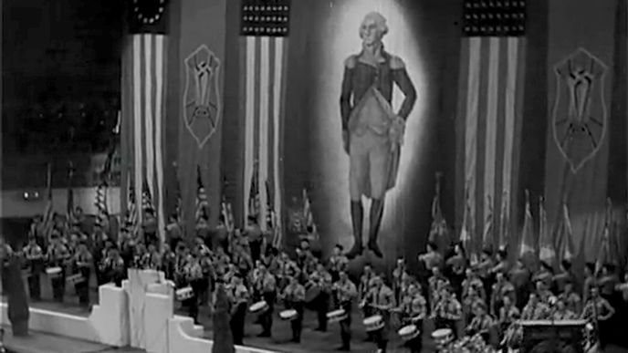 Shromáždění amerických nacistů v Madison Square Garden 20. února 1939