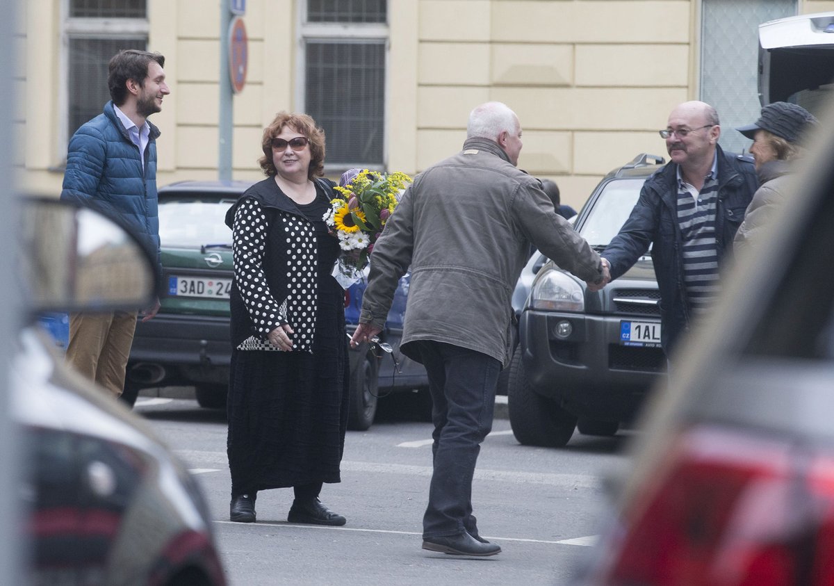 Václav Jílek (35) vlevo a Bohumil Klepl (58) uprostřed.