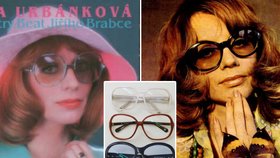 Naďa Urbánková vlastnila impozantní sbírku brýlových obrouček