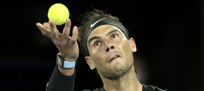 Rafael Nadal se připravuje na Australian Open