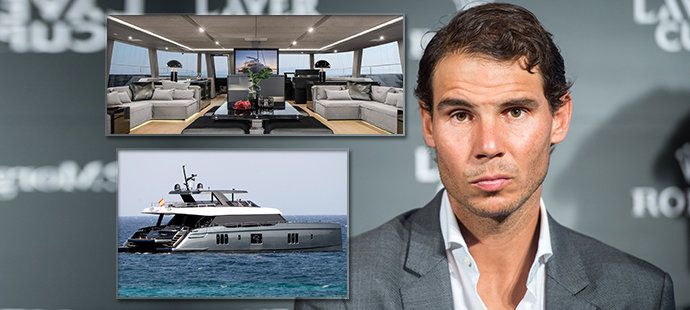 Španělský tenista Rafael Nadal si udělal radost koupí luxusní jachty za bez mála 150 milionů