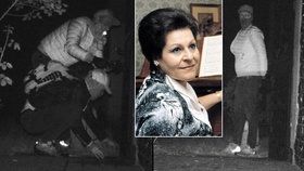 Pražskou vilu slavné zpěvačky Naděždy Kniplové vykradli zloději: Odnesli věci za miliony, jejich tváře zachytila fotopast.