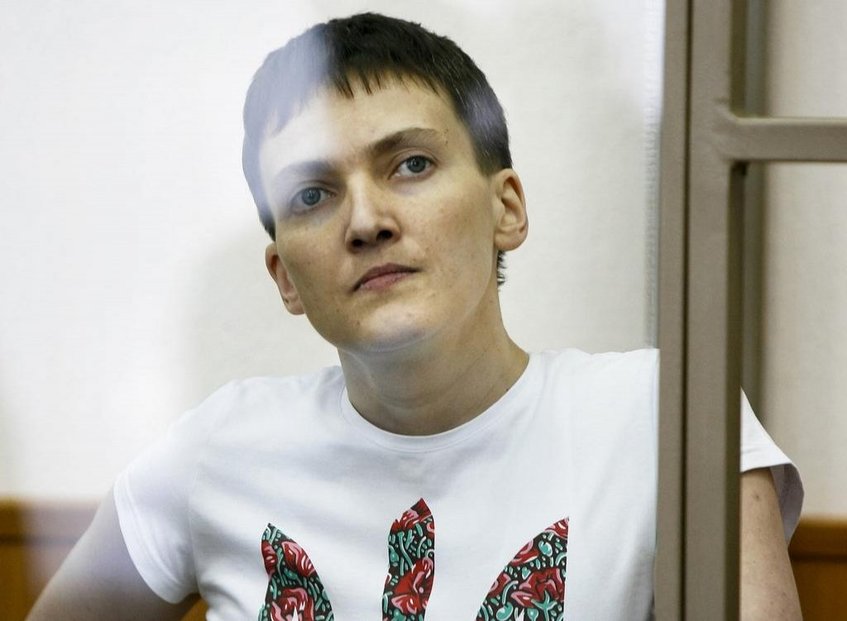 Nadija Savčenková u ruského soudu