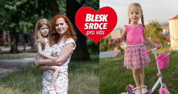 Martinka (4) se pere s nádory v hlavě: Maminko, chtěla bych vlásky, jako máš ty!