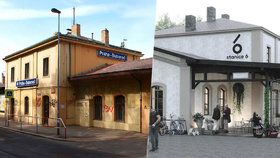 Bývalé nádraží v pražské Bubenči se dočká rekonstrukce: Vznikne tu multifunkční prostor Stanice 6