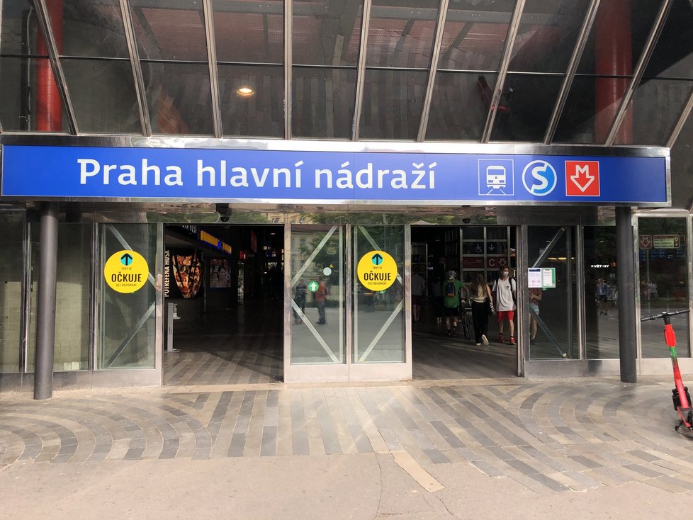 Hlavní nádraží Praha.