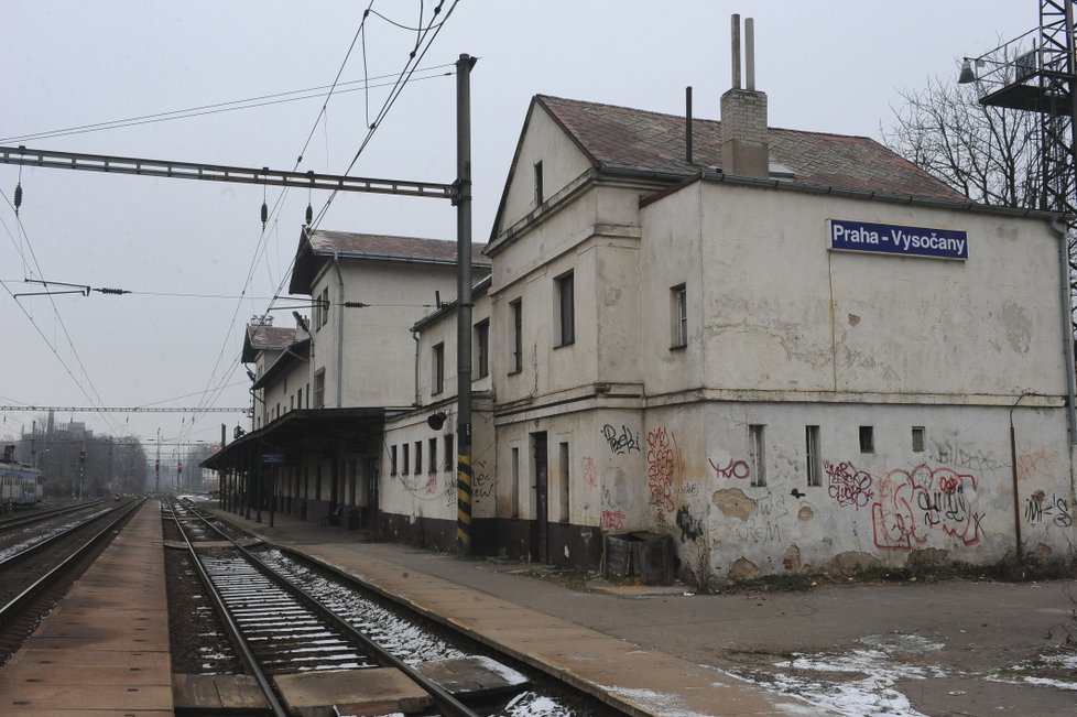 Vysočanské vlakové nádraží čeká rekonstrukce.