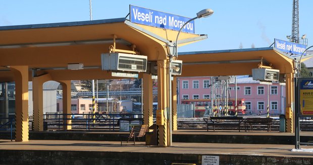Na nádraží ve Veselí nad Moravou došlo v úterý večer k tragédii, když muž (†56) spadl z nástupiště pod posunující se vlak. Na místě zemřel. Archivní foto.