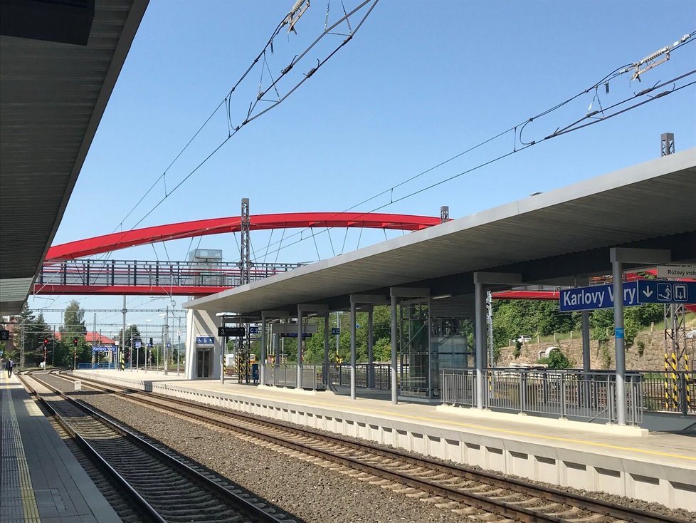 Modernizace nádraží v Karlových Varech