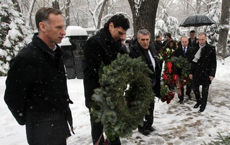 Dominik Hašek a Vladimír Růžička byli dojatí.