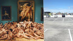 Naháči mají povolení. Spencer Tunick může nafotit další hromadnou „nůďu“